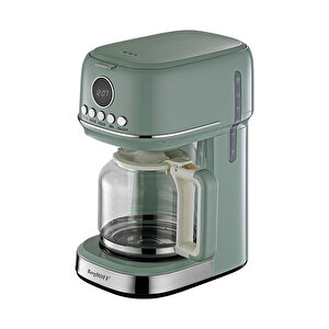 Gem Retro 15 Bardak Mint Yeşil Filtre Kahve Makinesi
