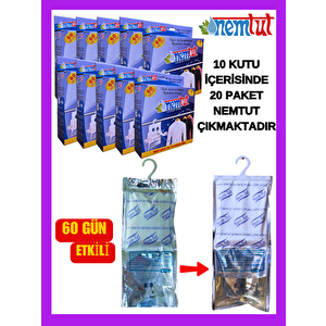 Nem Tut Nem Alıcı Rutubet Emici 20’li Avantaj Paketi (10 Kutu/20 Paket)