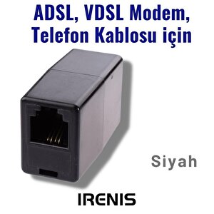 Irenis Modem Ve Telefon Kablo Ekleyici, Birleştirici, Uzatıcı