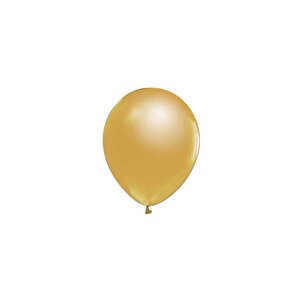 Altın Metalik Balon 100'lü 12"