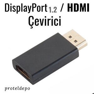 Irenis Displayport / Hdmi Çevirici, Dönüştürücü Kablo - 10 Gbit