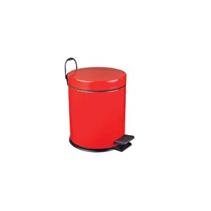 Maxiflow Pedallı Çöp Kovası Kırmızı 3 Lt 18201