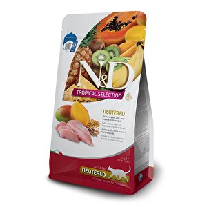 N&d Tropical Selection Tavuklu Ve Tropikal Meyveli Kısırlaştırılmış Yetişkin Kedi Maması 1,5 Kg