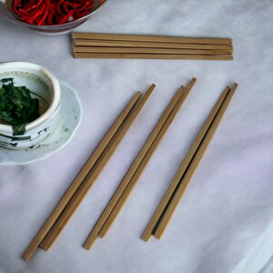 10 Adet Chopstick Desenli Ahşap Yemek Çubuğu 5 Çift Çin Çubuğu Noodle Sushi Çubuğu  Hashi