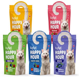 Happy Hour 5 Çeşit Kedi Ödül Maması