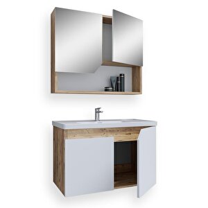 Teta Home Napoli 65 Cm Mdf Banyo Dolabı Seti