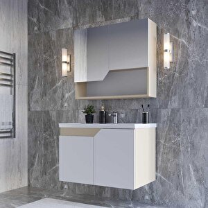 Teta Home Napoli 65 Cm Mdf Banyo Dolabı Seti