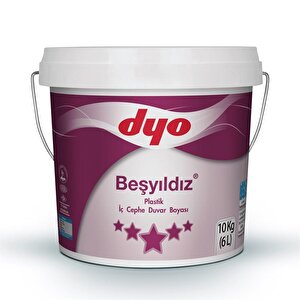 Beşyıldız Plastik İç Cephe Boyası 10 Kg Buz Mavisi Buz Mavisi