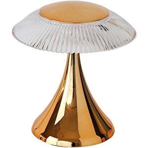Lw-31 Abajur Karistal Elmas Masa Lambası Romantik Akrilik Led Gece Lambası Gold