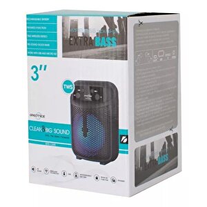 Gts-1349 Rgb Ledli Bluetooth Hoparlör Usb-tf-fm Radyo Siyah