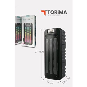 Torima Gts-1852 Taşınabilir Rgb Ledli Bluetooth Hoparlör Usb-tf Siyah