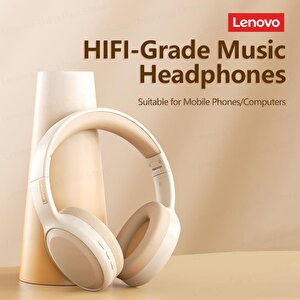 Lenovo Thinkplus Th30 Kablosuz Bluetooth Kulaküstü Kulaklık Pembe