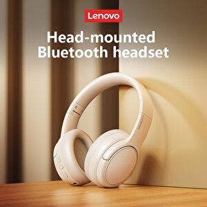 Lenovo Thinkplus Th20 Kablosuz Bluetooth Kulaküstü Kulaklık Beyaz