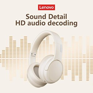 Lenovo Thinkplus Th20 Kablosuz Bluetooth Kulaküstü Kulaklık Siyah