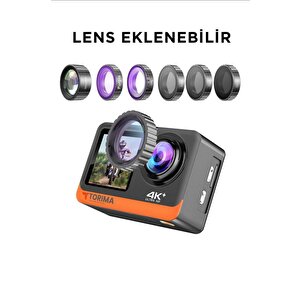 Torima Ac-03 4k Ultra Hd Wifi Su Geçirmez Aksiyon Kamerası Siyah
