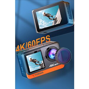 Torima Ac-03 4k Ultra Hd Wifi Su Geçirmez Aksiyon Kamerası Siyah