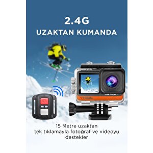 Torima Ac-03 4k Ultra Hd Wifi Su Geçirmez Aksiyon Kamerası Siyah