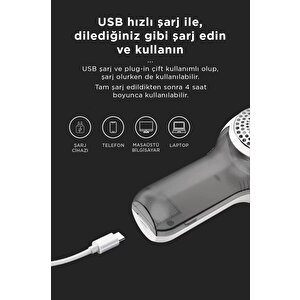 Torima M23 Exstra Bıçaklı Şarjlı Tüy Temizleme Ve Tiftik Temizleme Makinesi