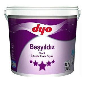 Dyo Beşyıldız Plastik İç Cephe Boyası 20 Kg Kum Beji