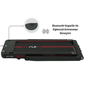 X24 Pro Plus 14 Km Hız 120 Kg Taşıma Katlanabilir Akıllı Yürüyüş Ve Koşu Bandı 2.5 Hp