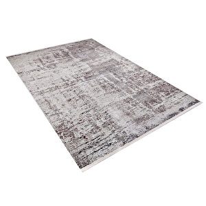 Modern Krem Dijital Baskı Yıkanabilir Hipoalerjenik Kaymaz Taban Halı Yolluk 160x300 cm
