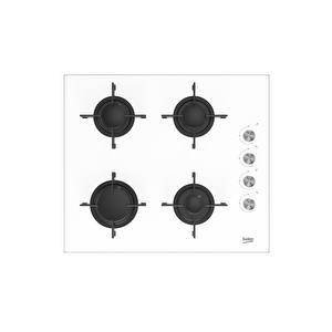 Beko Bstoc 827 B Beyaz Cam Set Üstü Ocak