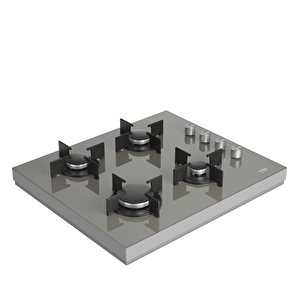Bstoc 828 G Gri Cam Set Üstü Ocak