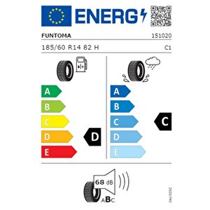 Funtoma 185/60 R14 Tl 82h Roadfun Yaz Lastiği (üretim Tarihi: 2024)