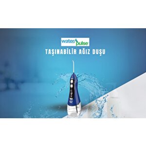 Kablosuz Pro V580 Water Flosser 320ml Taşınabilir Diş/protez Bakım Ve Ağız Duşu Mavi