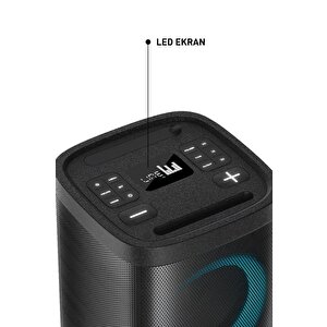 Torima D18 Taşınabilir Kablosuz Bluetooth Hoparlör Siyah