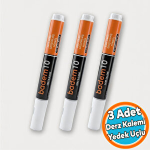 Derz Kalemi Hızlı Kuruyan Su Bazlı Kokusuz Kalıcı Fayans Yenileme 3 Adet