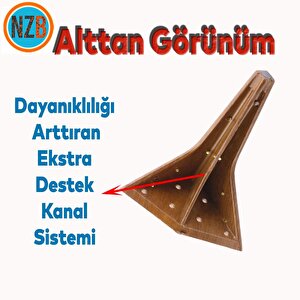Mobilya Oturma Grubu Kanepe Çekyat Sehpa Tv Ünite Koltuk Ayağı Baza Ayakları Ceviz Altın 16 Cm