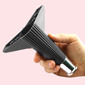 Mobilya Takımı Çekyat Kanepe Sehpa Tv Ünitesi Koltuk Ayağı Baza Ayak Siyah Krom 15 Cm