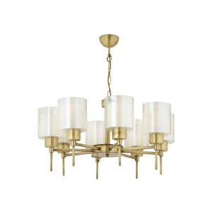 Goldie 8 Li Eskitme Modern Yatak Odası  Salon Avize