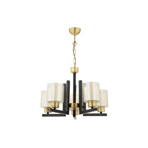 Tisse 5 Li Eskitme Siyah Modern Yatak Odası Mutfak Oturma Odası Salon Avize