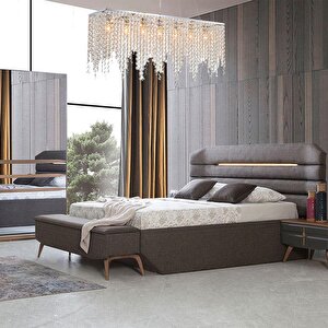 Vita 7 Lı Krom Kristalli Taşlı Modern Tasarım Kristal Salon Avize