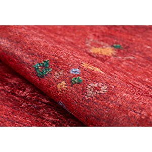 Klasik Kırmızı Salon&oturma Odası Yolluk&yatak Odası Dijital Baskılı Makinede Yıkanabilir Kaymaz Taban Saçaklı Halı Hk038