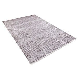 Modern Krem Dijital Baskı Hipoalerjenik Kaymaz Taban Halı Yolluk 120x180 cm