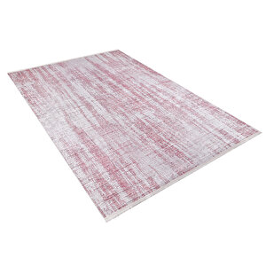 Modern Pembe Dijital Baskı Hipoalerjenik Kaymaz Taban Halı Yolluk Ha131 80x500 cm