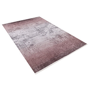 Modern Pembe Dijital Baskı Hipoalerjenik Kaymaz Taban Halı Yolluk Ha146 120x180 cm