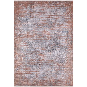 Modern Kahverengi Dijital Baskı Hipoalerjenik Kaymaz Taban Halı Yolluk Ha112 120x180 cm