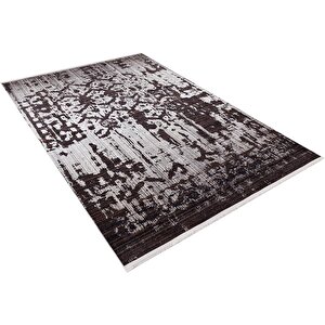 Modern Kahverengi Dijital Baskı Hipoalerjenik Kaymaz Taban Halı Yolluk Ha240 240x340 cm