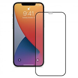 Iphone Xs Max Ile Uyumlu 6d Temperli Ekran Koruyucu Cam Siyah 2 Adet