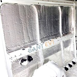 Alüminyum Folyolu Araç Oto Ses Isı Yalıtımı 40cmx5m 13mm Folyolu Kendinden Yapışkanlı Kauçuk Izolasyon Malzemesi 40 cm x 5 m