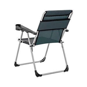 Katlanabilir Piknik Ve Kamp Sandalyesi - Bardaklıklı - Rock - Haki (a-04-r10)- 140kg Taşıma