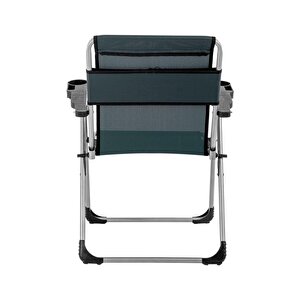 Katlanabilir Piknik Ve Kamp Sandalyesi - Bardaklıklı - Rock - Haki (a-04-r10)- 140kg Taşıma