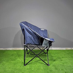 Argeus Nevgrande Comfort Katlanabilir Kamp Sandalyesi Lacivert