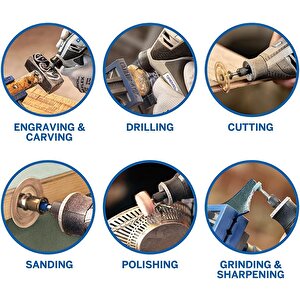 Dremel 4250-3/45 El Motoru Hobi Gravür Seti 45 Parça - F0134250jf