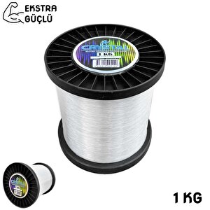 Crystal Şeffaf Bobin Misina 1 Kg Ekstra Güçlü 0,35mm