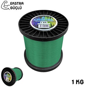 Crystal Yeşil Bobin Misina 1 Kg Ekstra Güçlü 0,90mm